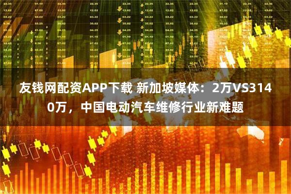 友钱网配资APP下载 新加坡媒体：2万VS3140万，中国电动汽车维修行业新难题
